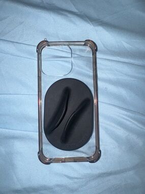 case-mate Clear Phone Case with Black Grip Pad
